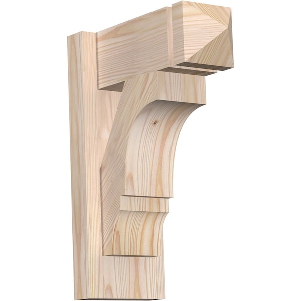 Ekena Millwork Balboa Arts & Crafts Smooth Outlooker, Douglas Fir, 5 1/2"W x 12"D x 16"H OUT06X12X16BOA03SDF - main